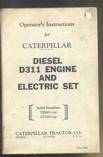 Operators instructions caterpi for sale  BLACKPOOL