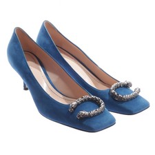 Pumps gucci blau gebraucht kaufen  Hamburg