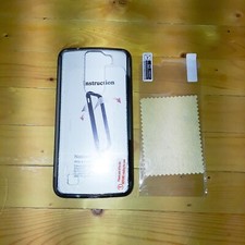 Capa protetora para telefone LG K8 preta clara e transparente, usado comprar usado  Enviando para Brazil