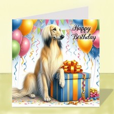 Saluki dog birthday for sale  STOCKTON-ON-TEES