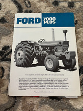 Folheto para trator Ford 7000 Plus FCCA24, usado comprar usado  Enviando para Brazil