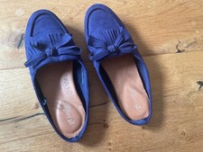 Slip blue suede for sale  VENTNOR