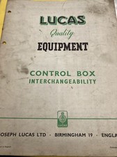 Lucas control box for sale Lucas control box for sale  HITCHIN