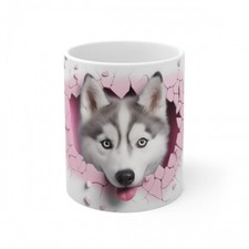 Mug chien husky d'occasion  Saint-Gilles