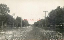 WI, Antigo, Wisconsin, RPPC, East 5th Avenue, 1908 PM, AJ Kingbury Photo comprar usado  Enviando para Brazil