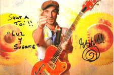 AUTOGRAPHE DE "MANU.CHAO". (CHANTEUR DU GROUPE MANO-NEGRA) comprar usado  Enviando para Brazil
