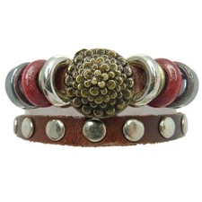 Bracelet cuir homme d'occasion  Épinay-sur-Orge