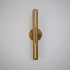 Luminária de parede artesanal 2 luminárias meados do século bronze moderna comprar usado Luminária de parede artesanal 2 luminárias meados do século bronze moderna comprar usado  Enviando para Brazil