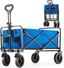 Carrinho de carroça dobrável para jardim/praia/compras - resistente (330 lb) comprar usado  Enviando para Brazil