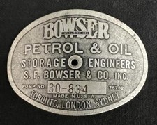 Bowser vintage petrol for sale  UK