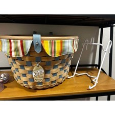 Cesta de bicicleta Longaberger bicicleta e rack folheto amarrar comprar usado Cesta de bicicleta Longaberger bicicleta e rack folheto amarrar comprar usado  Enviando para Brazil