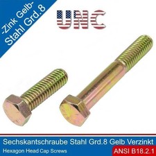 Sechskantschraube 5/8-11 UNC Stahl Grade 8 Gelb Verzinkt | comprar usado  Enviando para Brazil
