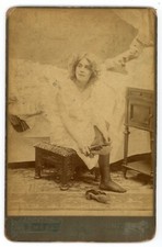 Photo cabinet card d'occasion  Expédié en Belgium
