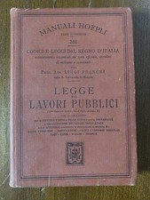 Manuali hoepli legge usato  Cantu