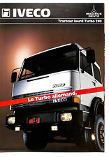 IVECO MAGIRUS TRUCKS / TRACTEUR LOURD TURBO 290 / PROSPECTUS de 1980, usado segunda mano  Embacar hacia Argentina