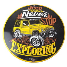 Vintage jeep sign for sale  Houston