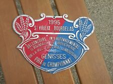 Ancienne plaque boucherie d'occasion  Chazay-d'Azergues