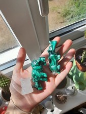 Crystal malachite animal for sale  BROADSTONE