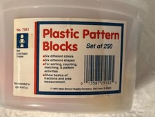 Pattern blocks hard for sale  Farmington