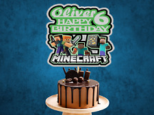 Personalised minecraft cake for sale  LEEDS