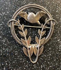 Broche Vintage Georg Jensen Sterling Gordby and Vine #258 Arno Malinowski comprar usado  Enviando para Brazil