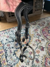 Black grey leather for sale  LUTON