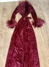 Burgundy ostrich feather for sale  WOKING