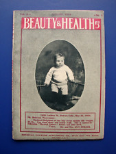 VINTAGE AUGUST 1904 BEAUTY AND HEALTH  MAGAZINE Vol 8 # 5 BLAST FROM THE PAST ! segunda mano  Embacar hacia Mexico