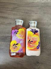 Loção Corporal Bath & Body Works Butterfly Flower 8 Oz e Gel de Banho 10 Oz comprar usado  Enviando para Brazil