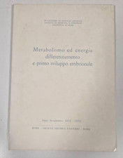 Metabolismo energia differenzi usato  Chieti