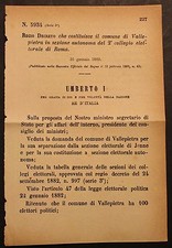 Regio decreto costituito usato  Italia