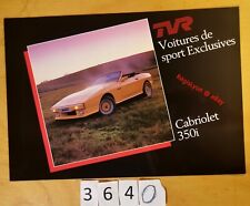 Tvr 350i cabriolet d'occasion  Meyzieu