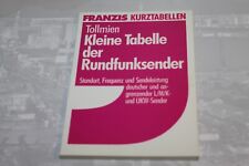 Rundfunk tabellen taschenbuch gebraucht kaufen  Köln