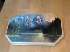 Signed mountain landscape for sale  Portland