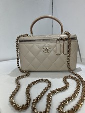 Chanel beige quilted for sale  Houston