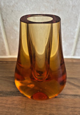 Whitefriars amber teardrop for sale  WATERLOOVILLE