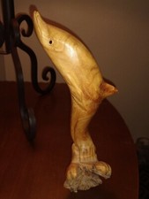 Wood carved dolphin for sale  Colorado Springs