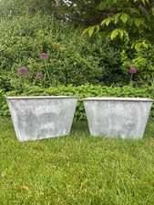 50cm zinc trough for sale  HAVERHILL
