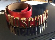 Moschino red logo for sale  LONDON