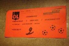 Billet train supporters d'occasion  Jujurieux