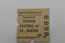 Railway ticket exmouth for sale  REDCAR