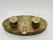 Antique brass double for sale  OLNEY