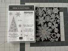 Stampin snow glistening for sale  Lillian