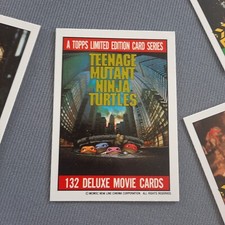 Topps Reino Unido - Filme Teenage Mutant Ninja Turtles 1990 - Estado perfeito comprar usado Topps Reino Unido - Filme Teenage Mutant Ninja Turtles 1990 - Estado perfeito comprar usado  Enviando para Brazil