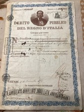1877 raro certificato usato  Villanova del Ghebbo