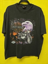 Camiseta Harley Davidson Vintage HD 2000, Clare's, Niagara, Ontário, Canadá Preta Grande comprar usado  Enviando para Brazil