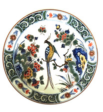 Inch delft polychrome for sale  Fair Oaks