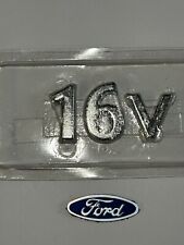 Novo Genuíno Ford Escort Fiesta 16v Emblema Dezesseis Válvulas Zetec comprar usado  Enviando para Brazil