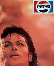 Pôster raro 1987 Michael Jackson Michael Jackson grande formato Pepsi 103 x 72 cm comprar usado  Enviando para Brazil