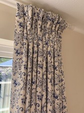 Pair curtains lined for sale  ESHER